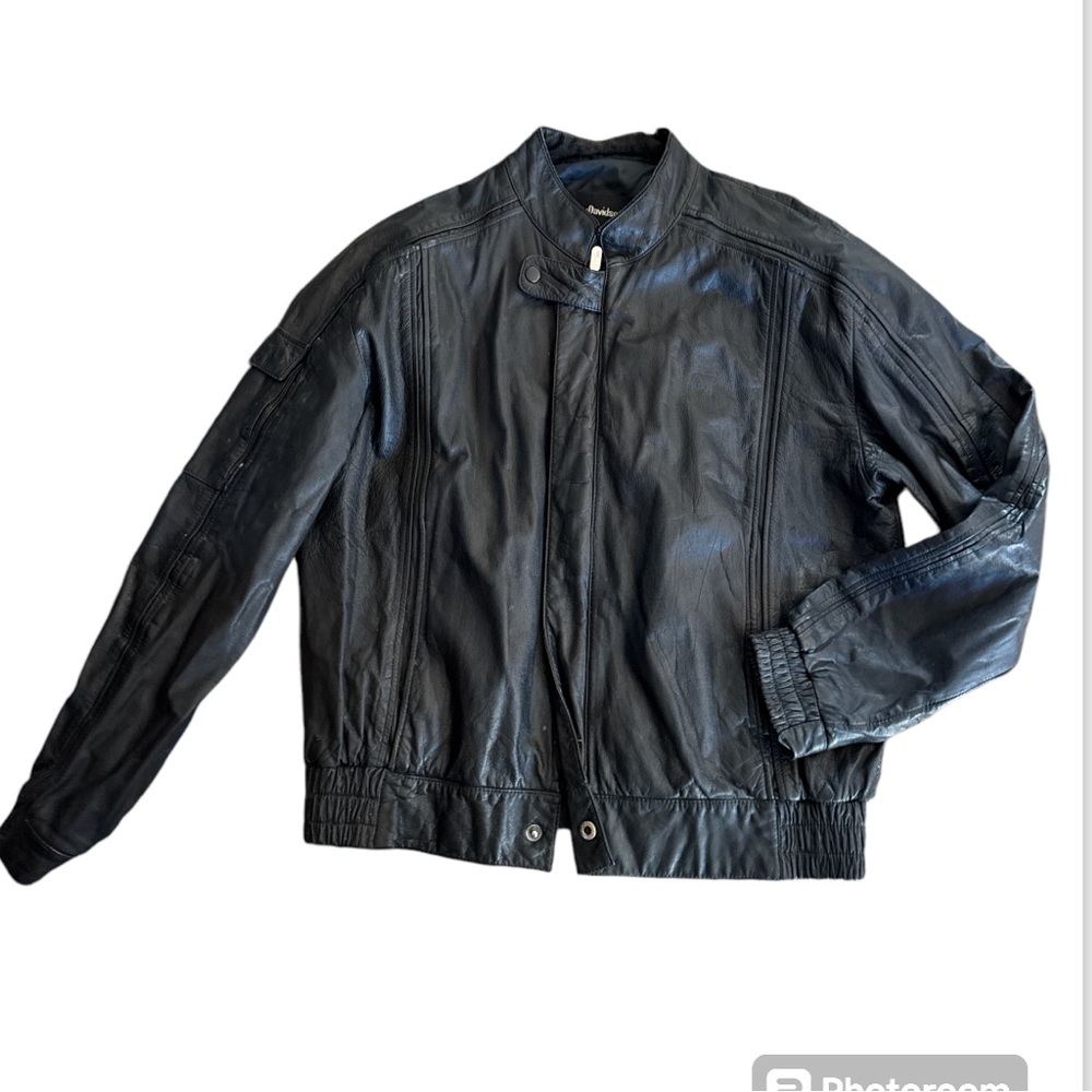 Vintage Harley-Davidson Leather jacket black size 40 - Picture 5 of 14